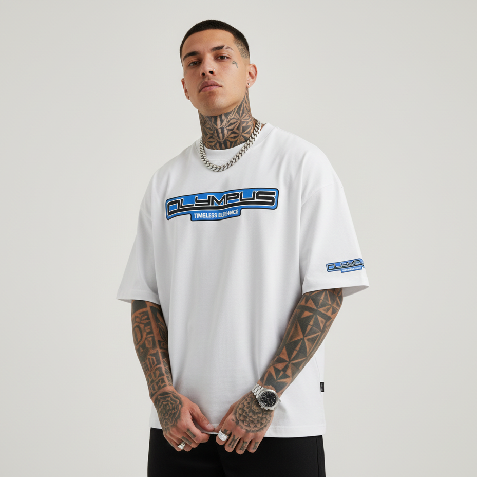 OLYMPS T-SHIRT "AZURE TECH"