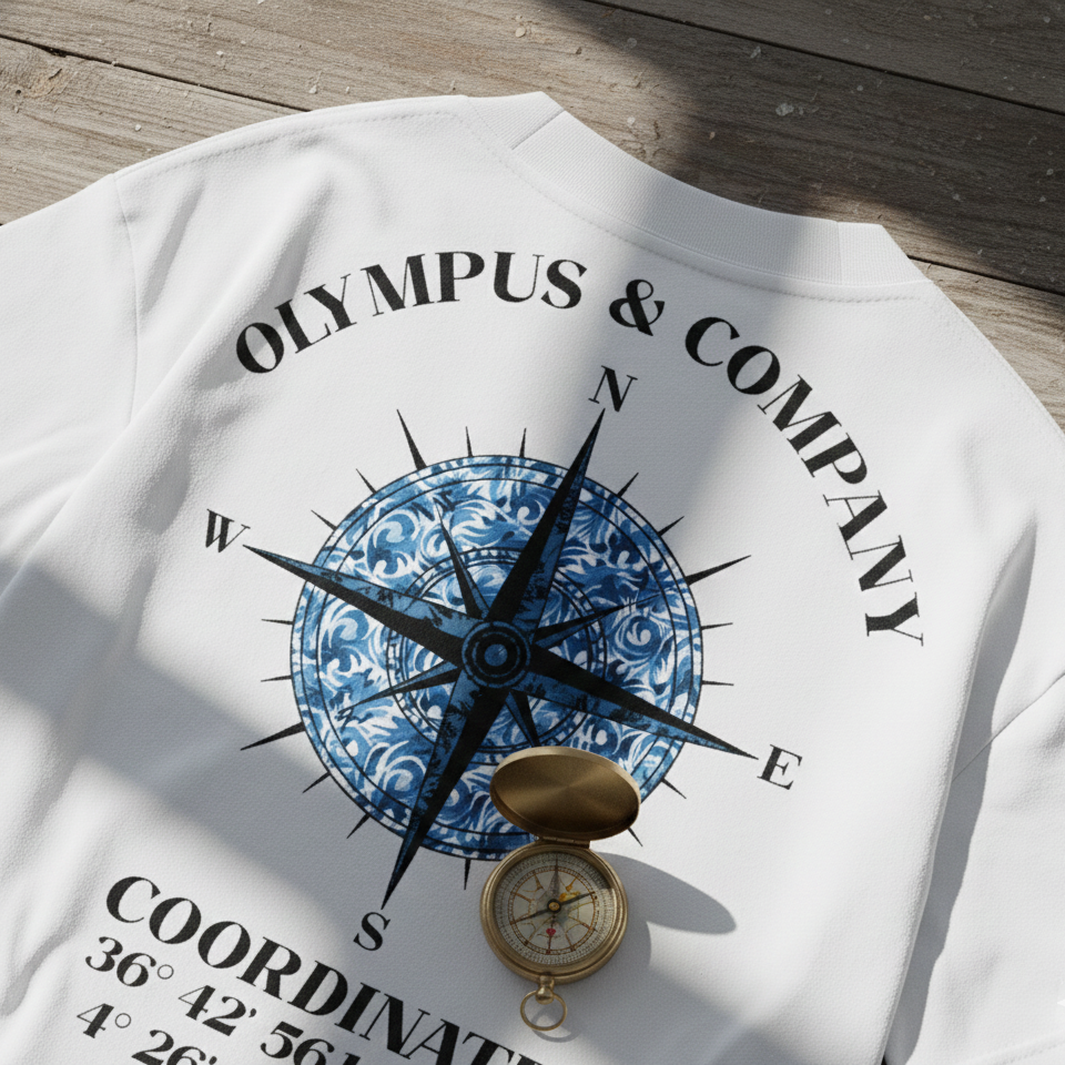 OVERSIZE HEAVYWEIGHT BLUE MERIDIAN