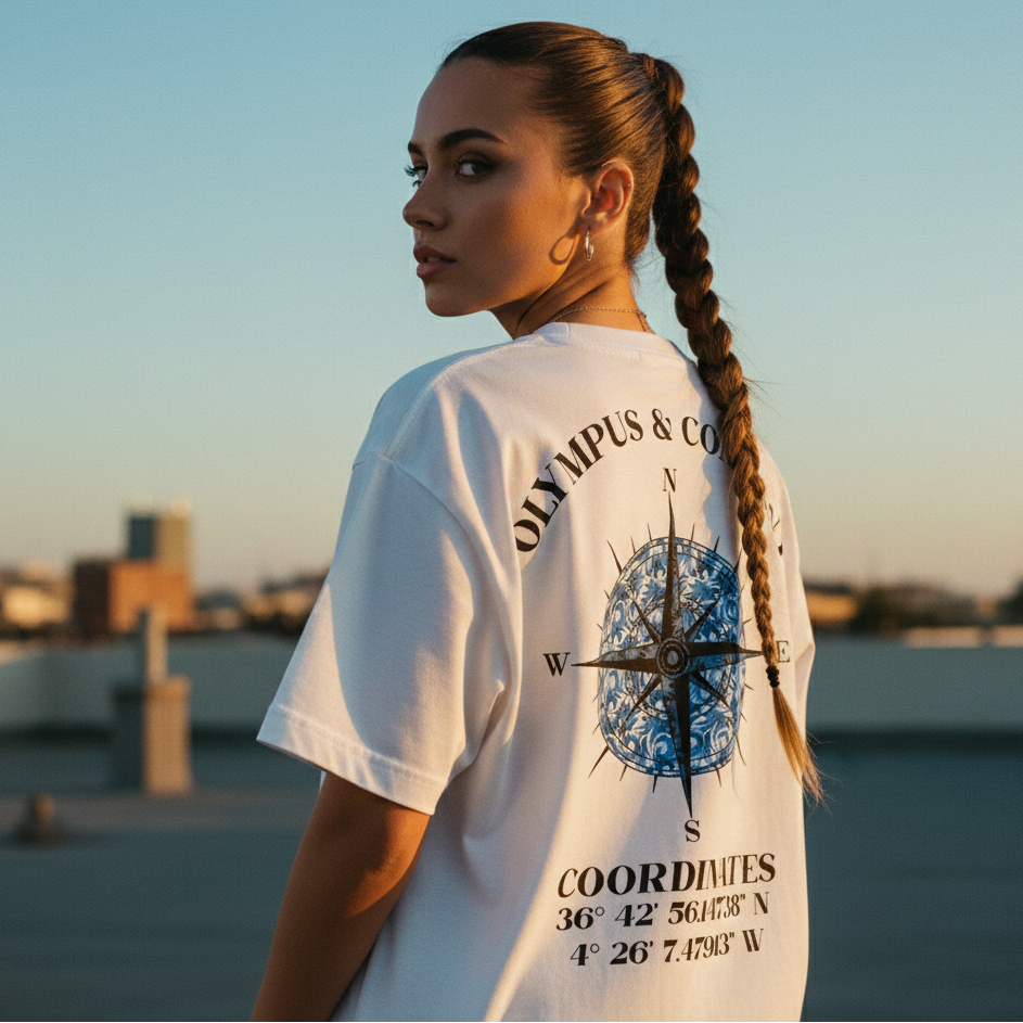 OVERSIZE HEAVYWEIGHT BLUE MERIDIAN