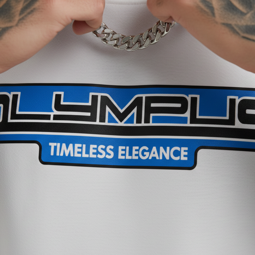 OLYMPS T-SHIRT "AZURE TECH"