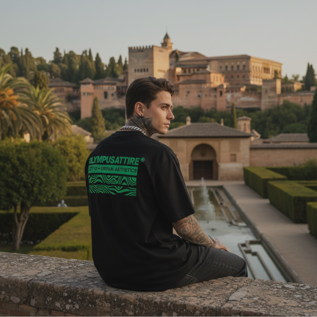 OLYMPS T-SHIRT "SIGNAL BLACK"